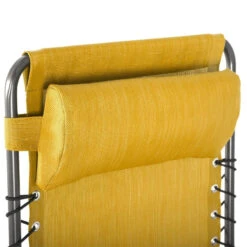 Fauteuil Détente D'extérieur Hespéride Silos Jaune Moutarde -Hespéride fauteuil detente d exterieur hesperide silos jaune moutarde 1 4