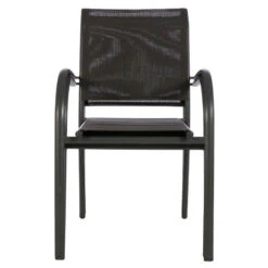 Fauteuil Empilable Piazza Hespéride Anthracite/graphite -Hespéride fauteuil empilable piazza hesperide anthracite graphite 1 4
