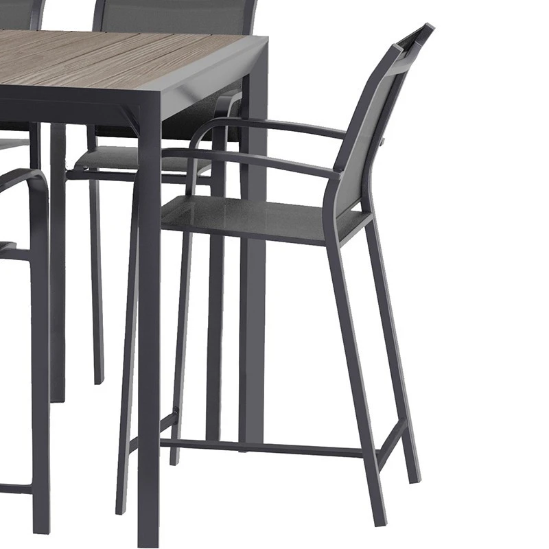 Fauteuil Haut Essentia Anthracite Et Graphite Hespéride 2 Fauteuil Haut Essentia Anthracite Et Graphite Hespéride – Image 2