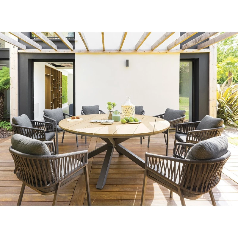 Fauteuil Oriengo Mailles Anthracite/graphite Hespéride 2 Fauteuil Oriengo Mailles Anthracite/graphite Hespéride – Image 2