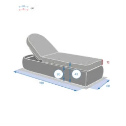 Lit Piscine Moorea Terre Ombre Hespéride -Hespéride lit piscine moorea terre ombre hesperide 7