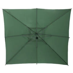 Parasol Décentré Carré Manoa Vert Olive Hespéride -Hespéride parasol decentre carre manoa vert olive hesperide 2