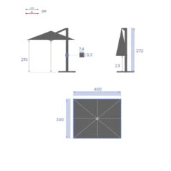 Parasol Décentré Eléa Inclinable Rectangulaire Ardoise Hespéride 13 Parasol Décentré Eléa Inclinable Rectangulaire Ardoise Hespéride -Hespéride parasol decentre elea inclinable 3 4 ardoise hesperide 6