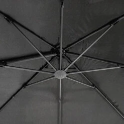 Parasol Décentré Eléa Inclinable Hexagonal Oléfine Anthracite Hespéride -Hespéride parasol decentre elea inclinable 3x42 olefine anthracite hesperide 1 5