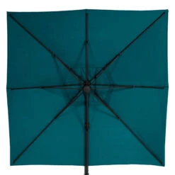 Parasol Décentré Eléa Inclinable Carré Bleu Canard Hespéride 9 Parasol Décentré Eléa Inclinable Carré Bleu Canard Hespéride -Hespéride parasol decentre elea inclinable carre bleu canard hesperide 3