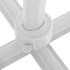 Parasol Décentré Eléa Inclinable Carré Oléfine Noisette/blanc Hespéride -Hespéride parasol decentre elea inclinable carre olefine noisetteblanc hesperide 6