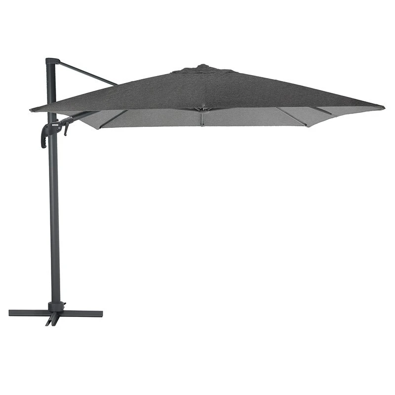 Parasol Décentré Eléa Inclinable Rectangulaire Oléfine Anthracite Hespéride 1 Parasol Décentré Eléa Inclinable Rectangulaire Oléfine Anthracite Hespéride