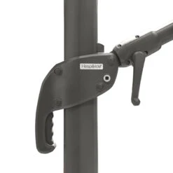 Parasol Décentré Eléa Inclinable Carré Oléfine Anthracite Hespéride -Hespéride parasol decentre inclinable carre olefine anthracite hesperide 1 4