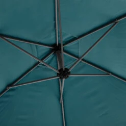 Parasol Décentré Rond Manoa Bleu Canard Hespéride -Hespéride parasol decentre rond manoa bleu canard hesperide 2