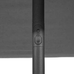 Parasol Droit Carré 2,5x2,5m Soya Ardoise Hespéride -Hespéride parasol droit carre 25x25m soya ardoise hesperide 1 4