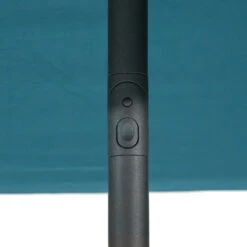 Parasol Droit Carré 2,5x2,5m Soya Bleu Canard Hespéride -Hespéride parasol droit carre 25x25m soya bleu canard hesperide 3