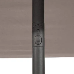 Parasol Droit Carré 2,5x2,5m Soya Taupe Hespéride -Hespéride parasol droit carre 25x25m soya taupe hesperide 3