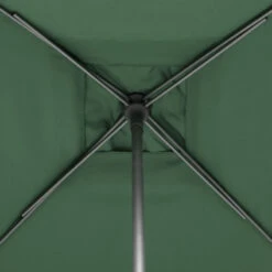 Parasol Droit Carré 2,5x2,5m Soya Vert Olive Hespéride -Hespéride parasol droit carre 25x25m soya vert olive hesperide 5