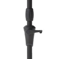 Parasol Droit Rond 2,7m Sisko Ardoise Hespéride -Hespéride parasol droit rond 27m sisko ardoise hesperide 1 3