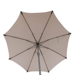 Parasol Droit Rond 2,7m Sisko Taupe Hespéride -Hespéride parasol droit rond 27m sisko taupe hesperide 3