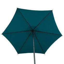 Parasol Droit Rond 2,7m Soya Bleu Canard Hespéride 11 Parasol Droit Rond 2,7m Soya Bleu Canard Hespéride -Hespéride parasol droit rond 27m soya bleu canard hesperide 4