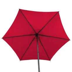 Parasol Droit Rond 2,7m Soya Grenade Hespéride -Hespéride parasol droit rond 27m soya grenade hesperide 4