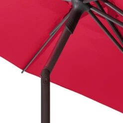 Parasol Droit Rond 2,7m Soya Grenade Hespéride -Hespéride parasol droit rond 27m soya grenade hesperide 5