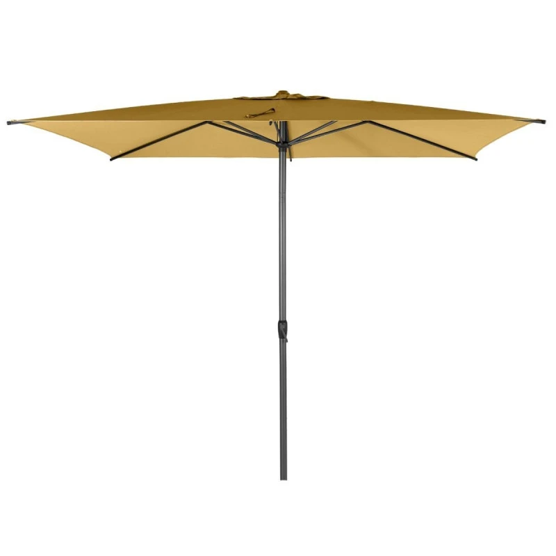 Parasol Mat Central 2x3 M Loompa Moutarde Hespéride 2 Parasol Mat Central 2x3 M Loompa Moutarde Hespéride – Image 2