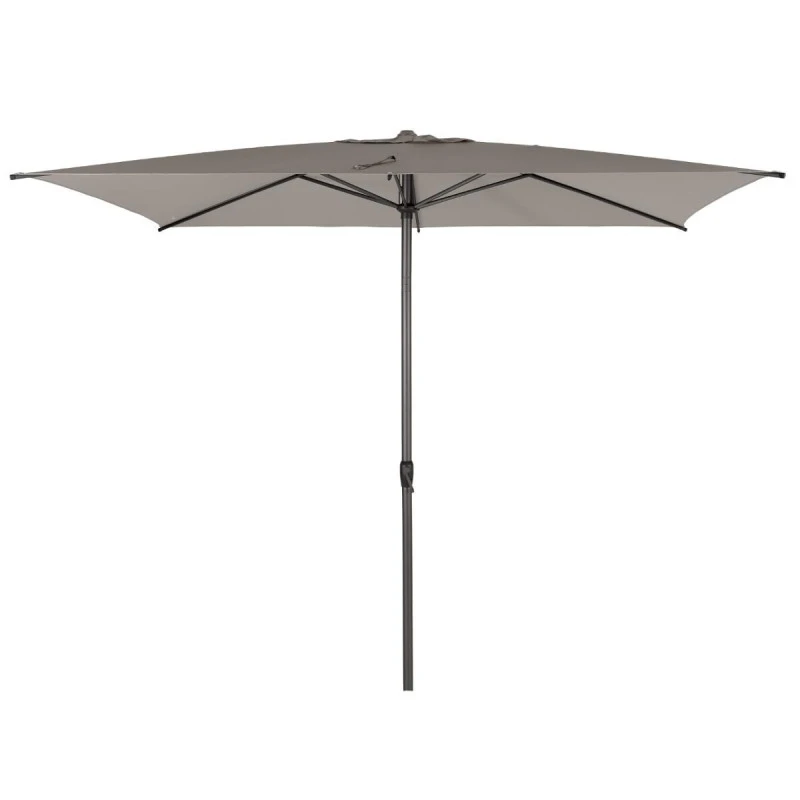 Parasol Mat Central 2x3 M Loompa Taupe Hespéride 2 Parasol Mat Central 2x3 M Loompa Taupe Hespéride – Image 2