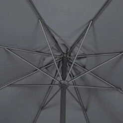 Parasol Mat Central Rond 3m Loompa Ardoise Hespéride 11 Parasol Mat Central Rond 3m Loompa Ardoise Hespéride -Hespéride parasol mat central rond 3 loompa ardoise hesperide 4
