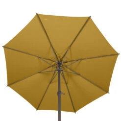 Parasol Mat Central Rond 3m Loompa Moutarde Hespéride 10 Parasol Mat Central Rond 3m Loompa Moutarde Hespéride -Hespéride parasol mat central rond 3m loompa moutarde hesperide 3