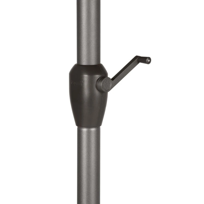 Parasol Mat Central Rond 3m Loompa Moutarde Hespéride 6 Parasol Mat Central Rond 3m Loompa Moutarde Hespéride – Image 6