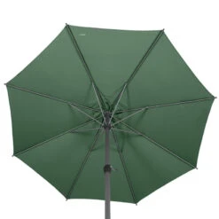 Parasol Mat Central Rond 3m Loompa Olive Hespéride -Hespéride parasol mat central rond 3m loompa olive hesperide 1 3