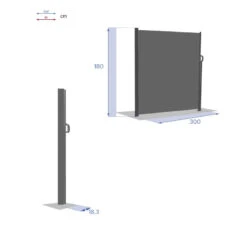Paravent écran Antao Graphite Hespéride 13 Paravent écran Antao Graphite Hespéride -Hespéride paravent ecran antao graphite hesperide 1 6