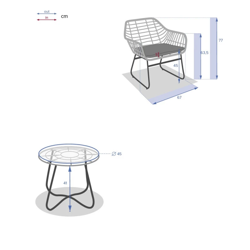 Salon Détente Extérieur Lambada 2 Places Hespéride 10 Salon Détente Extérieur Lambada 2 Places Hespéride – Image 10