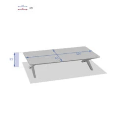Table Basse Extérieure Embruns Praline Hespéride -Hespéride table basse exterieure embruns praline hesperide 2