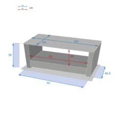 Table Basse Extérieure Polynésia Naturae Hespéride -Hespéride table basse exterieure polynesia naturae hesperide 2