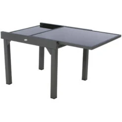 Table Piazza Extensible 8 Personnes Anthracite/graphite -Hespéride table piazza extensible 8 personnes anthracite graphite 3