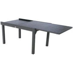 Table Rectangulaire Extensible Piazza 10 P. Graphite Hespéride -Hespéride table rectangulaire extensible piazza 10 personnes graphite hesperide 2