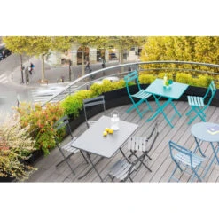 Table Rectangulaire Pliante Greensboro 4p Graphite Hespéride 9 Table Rectangulaire Pliante Greensboro 4p Graphite Hespéride -Hespéride table rectangulaire greensboro 110x70cm graphite hesperide 3