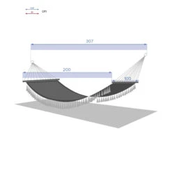 Toile Hamac Syssia Pompons 2 M Hespéride 9 Toile Hamac Syssia Pompons 2 M Hespéride -Hespéride toile hamac syssia pompons 2 m hesperide 4