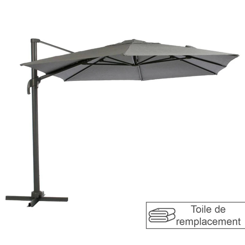 Toile Rempl. Rectangulaire En Oléfine Anthracite Eléa Hespéride 1 Toile Rempl. Rectangulaire En Oléfine Anthracite Eléa Hespéride