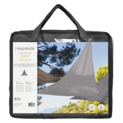 Toile Solaire 3x3x3m Shae Ardoise Hespéride -Hespéride toile solaire 3x3x3 shae ardoise hesperide 2