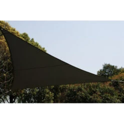 Toile Solaire 3x3x3m Curacao Gris Hespéride -Hespéride toile solaire 3x3x3m luxe hesperide curacao gris 2