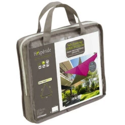 Toile Solaire 3x3x3m Curacao Taupe Hespéride -Hespéride toile solaire 3x3x3m luxe hesperide curacao taupe 3