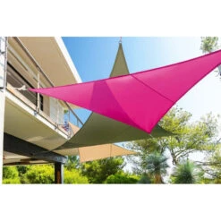 Toile Solaire 4x4x4m Curacao Gris Hespéride -Hespéride toile solaire 4x4x4m luxe hesperide curacao gris 4