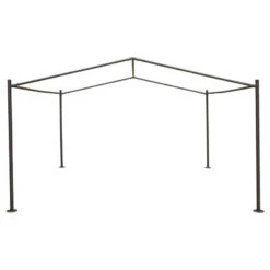 Tonnelle Certeli Carrée Forme Abri Coloris Graphite/ardoise -Hespéride tonnelle certeli carree forme abri coloris graphite ardoise 5