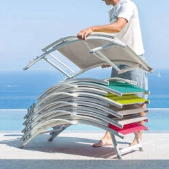 Transat Samba Pliable Et Empilable Gris Ardoise Hespéride 17 Transat Samba Pliable Et Empilable Gris Ardoise Hespéride -Hespéride transat samba pliable et empilable gris ardoise hesperide 8